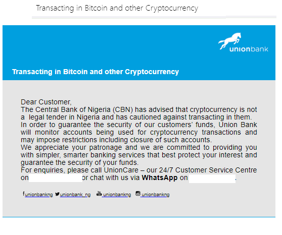 Bitcoin and other Cryptos Are Not Legal Tenders in Nigeria ...
